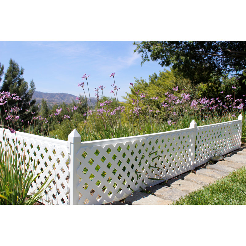 SnapFence® 24 Ft. X 16 In. Lattice Landscape Edging Wayfair